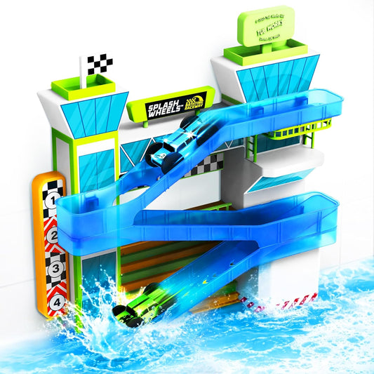 Tub Works® Splash Wheels™ Bathtime Raceway Car Ramp Toddler Bath To...