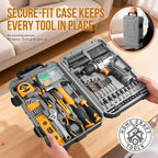 Hi-Spec Kit de herramientas con taladro inalámbrico de 8 V con caja...