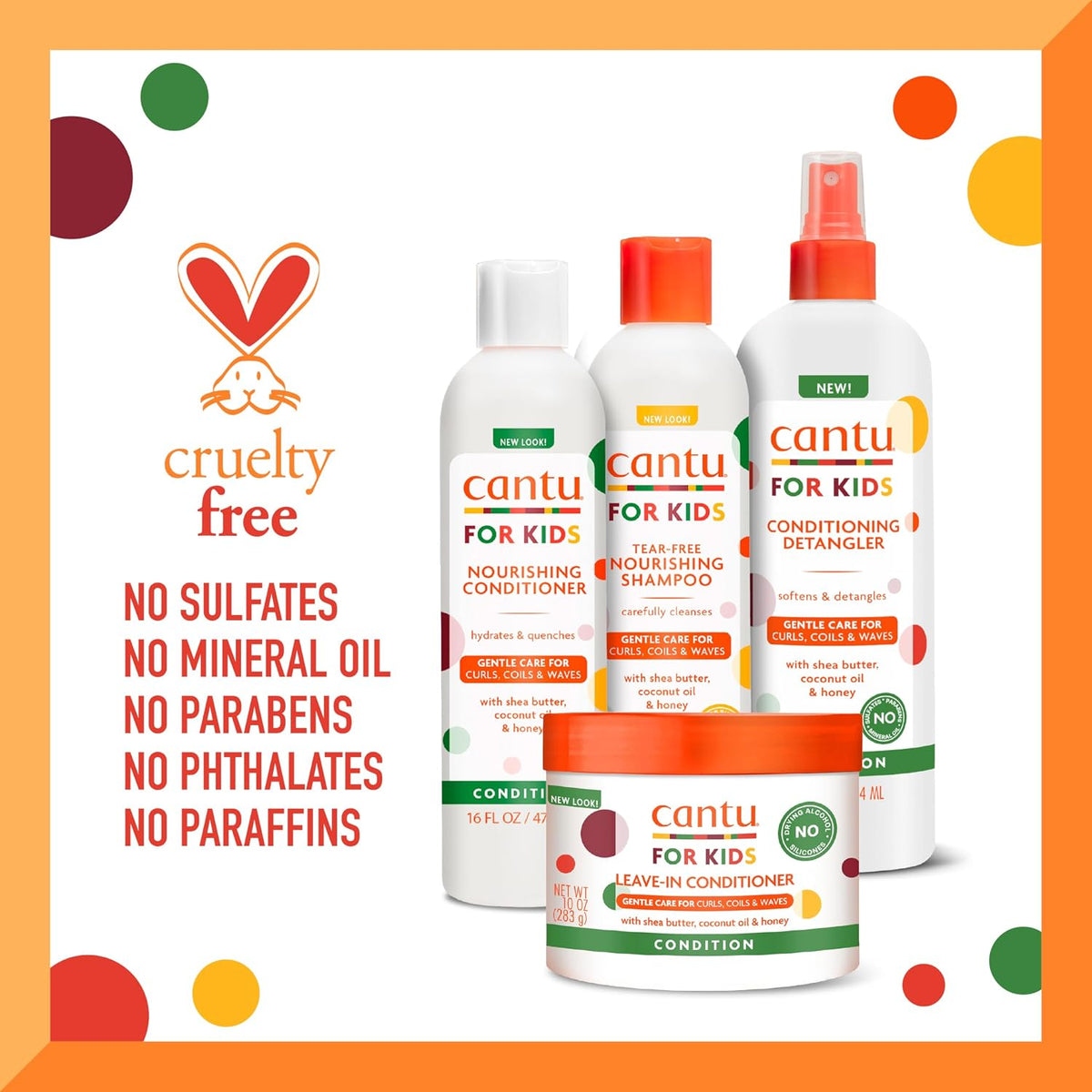 Cantu Care for Kids - Juego de régimen de cuidado del cabello con c...