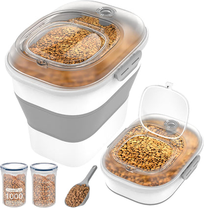 DDMOMMY Contenedor de almacenamiento de alimentos para perros de 32...