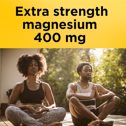 Nature Made Óxido de magnesio 400 mg en cápsulas blandas, suplement...