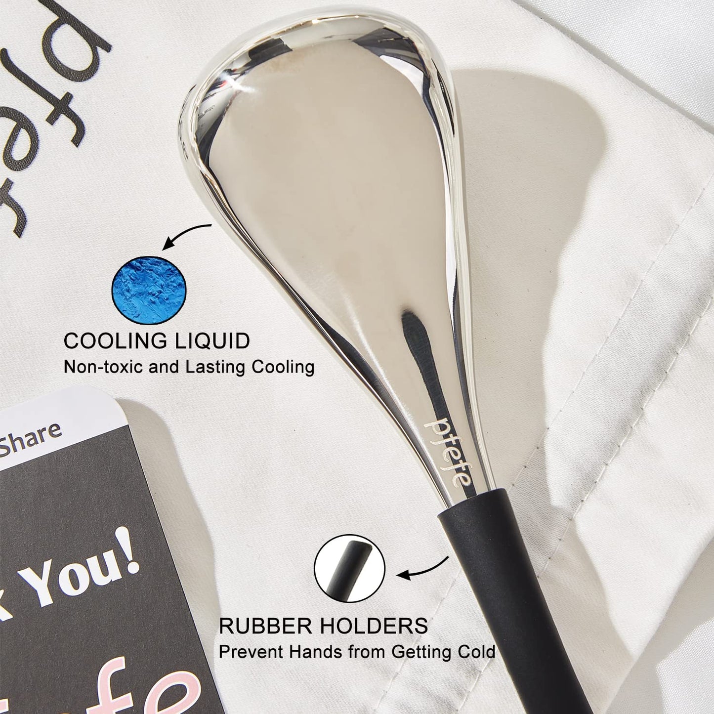 Conejo de acero inoxidable Gua Sha &amp; Cryo Sticks Herramientas d...