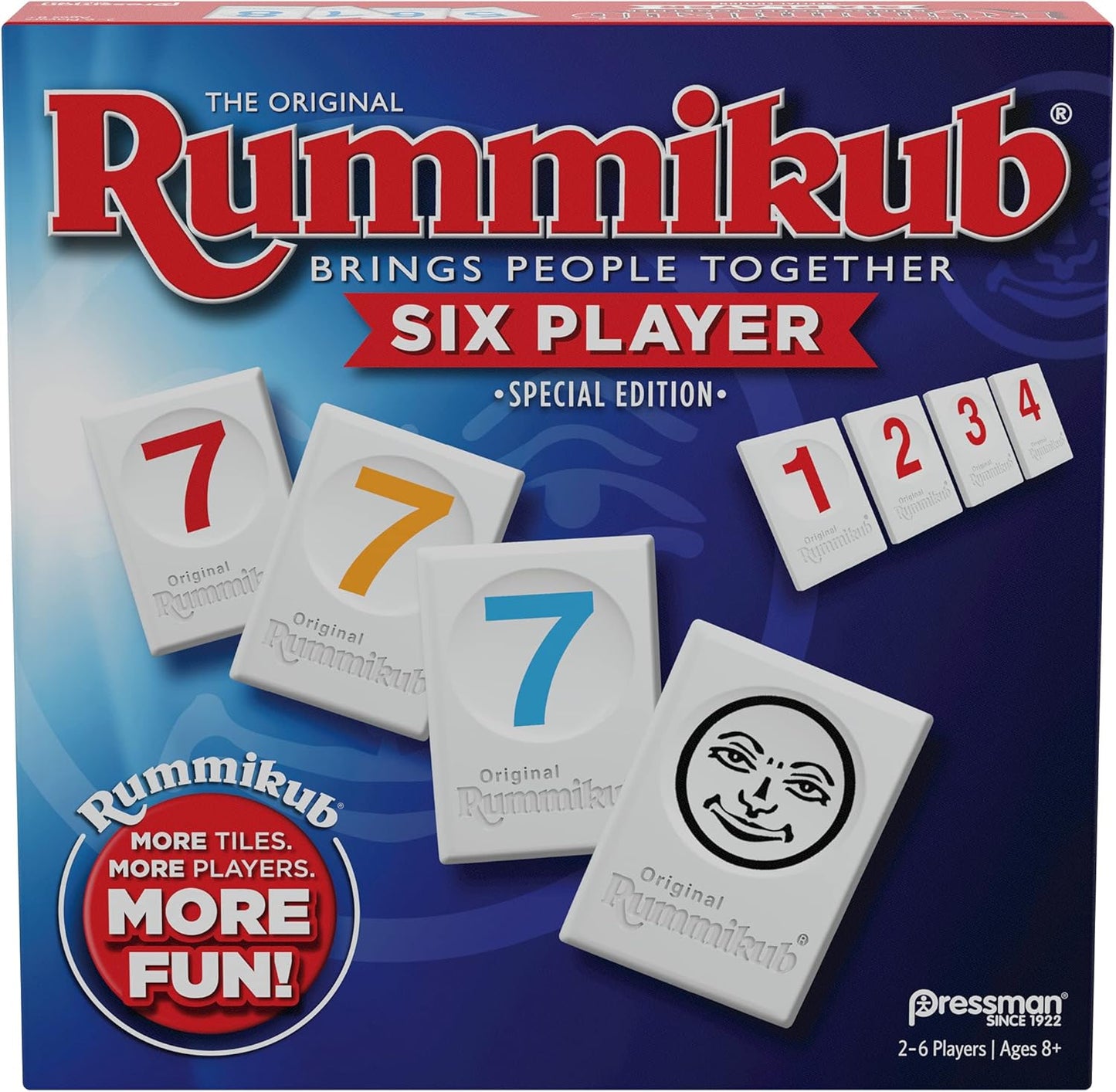 Rummikub Edición para seis jugadores, el clásico juego de fichas Ru...