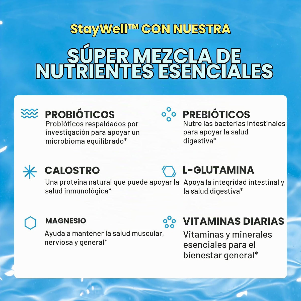 DAILYNOURI StayWell - Mezcla de bebida digestiva e inmunitaria | Ap...
