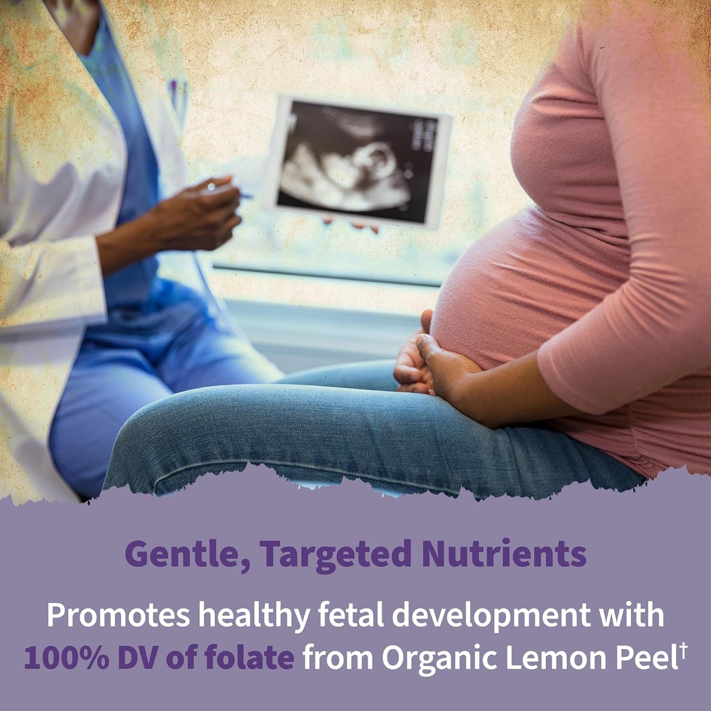 Garden of Life Vitaminas prenatales para mujeres, folato orgánico p...