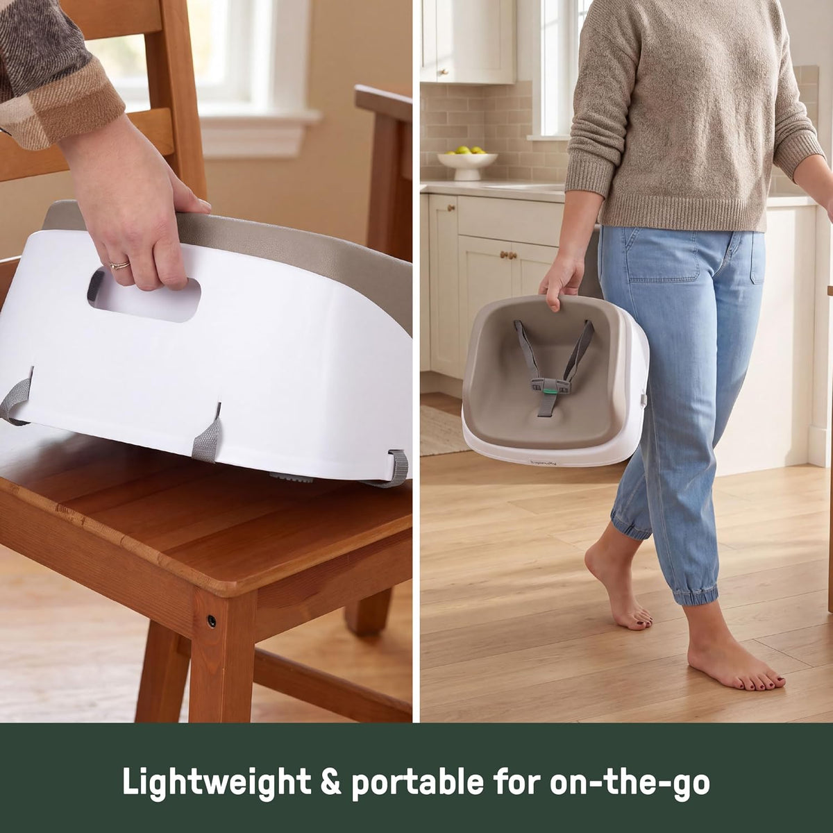 Ingenuity SmartClean - Asiento elevador para mesa de comedor con co...