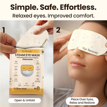 Lure Essentials Compresa cálida autocalentable para ojos secos, más...