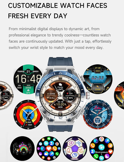 ATEVIX Reloj inteligente con auriculares, llamadas Bluetooth puede...