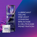 Durex Lubricante personal de silicona, lubricante anal suave para s...