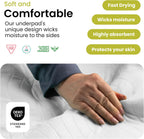 IMPROVIA® Almohadillas lavables para incontinencia reutilizables de...