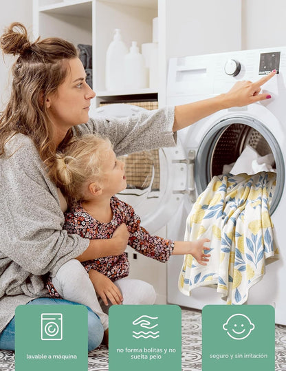 Momcozy Toalla de baño para bebé con capucha - Juego de toallas gra...