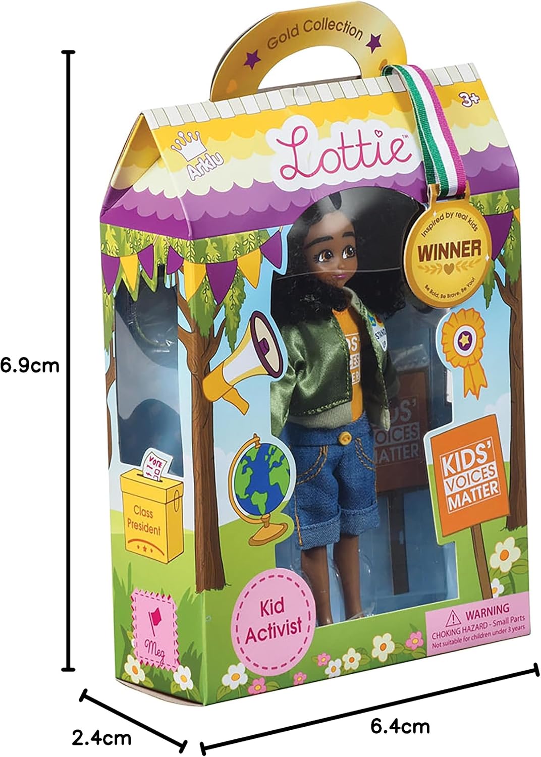 Lottie Muñeca activista infantil con accesorios inspirados en la ac...