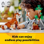 LEGO Creator 31154 - Animales del bosque 3 en 1, juguetes de constr...