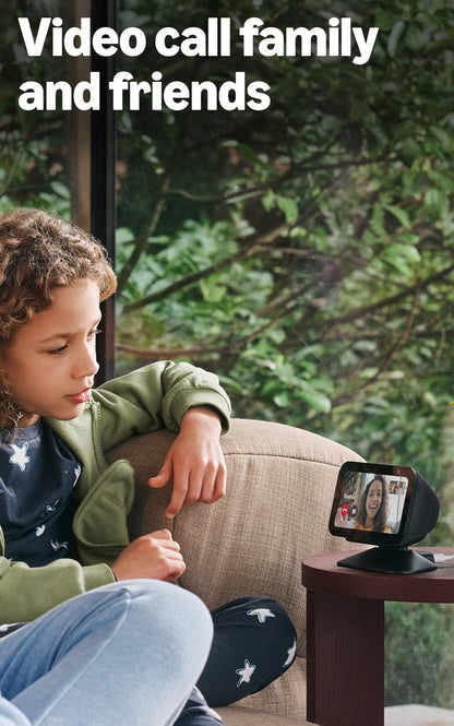 Amazon Echo Show, Pantalla inteligente con 2x bajo y sonido claro,...