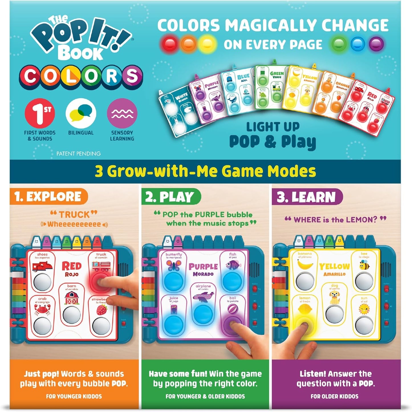Chuckle & Roar El libro de Pop It!: Colores