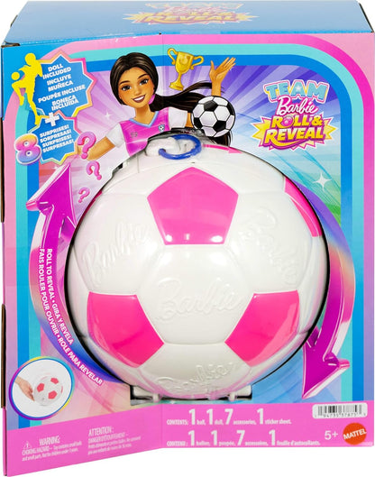 Barbie Muñeco y accesorios de jugador de fútbol con muñeca Brunette...