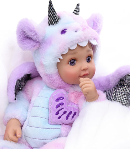 Cloveray Muñecas de bebé, muñeca de bebé grande de 18 pulgadas, rea...