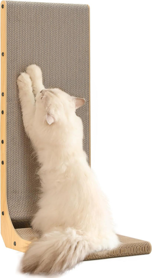 FUKUMARU Rascador para gatos, almohadilla para rascar gatos de form...