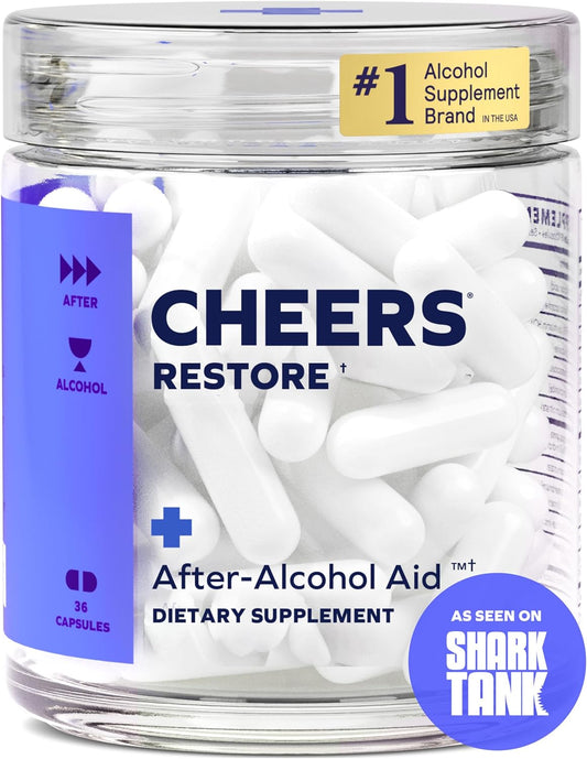 Cheers Restore | Suplemento con DHM + L-Cisteína | Siéntete mejor d...