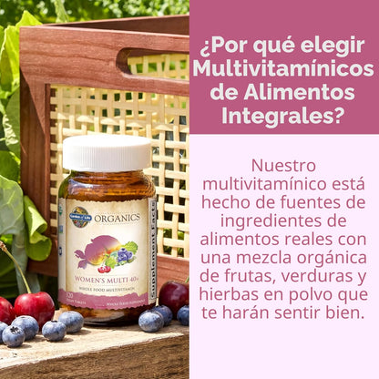 Garden of Life Multivitamin para mujeres de 40 años o más, vitamina...