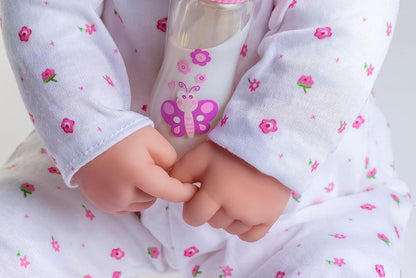Muñeca bebé de cuerpo blando JC Toys, de 20 in, con accesorios rosa...
