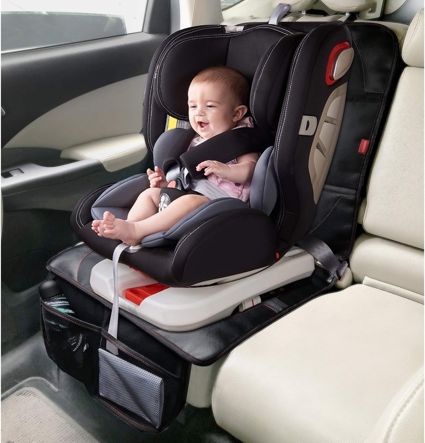 MORROLS Protector de asiento de automóvil para niños, bebés, mascot...