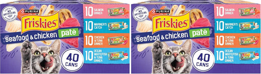 Friskies Purina Pate - Paquete variado de alimentos húmedos para ga...