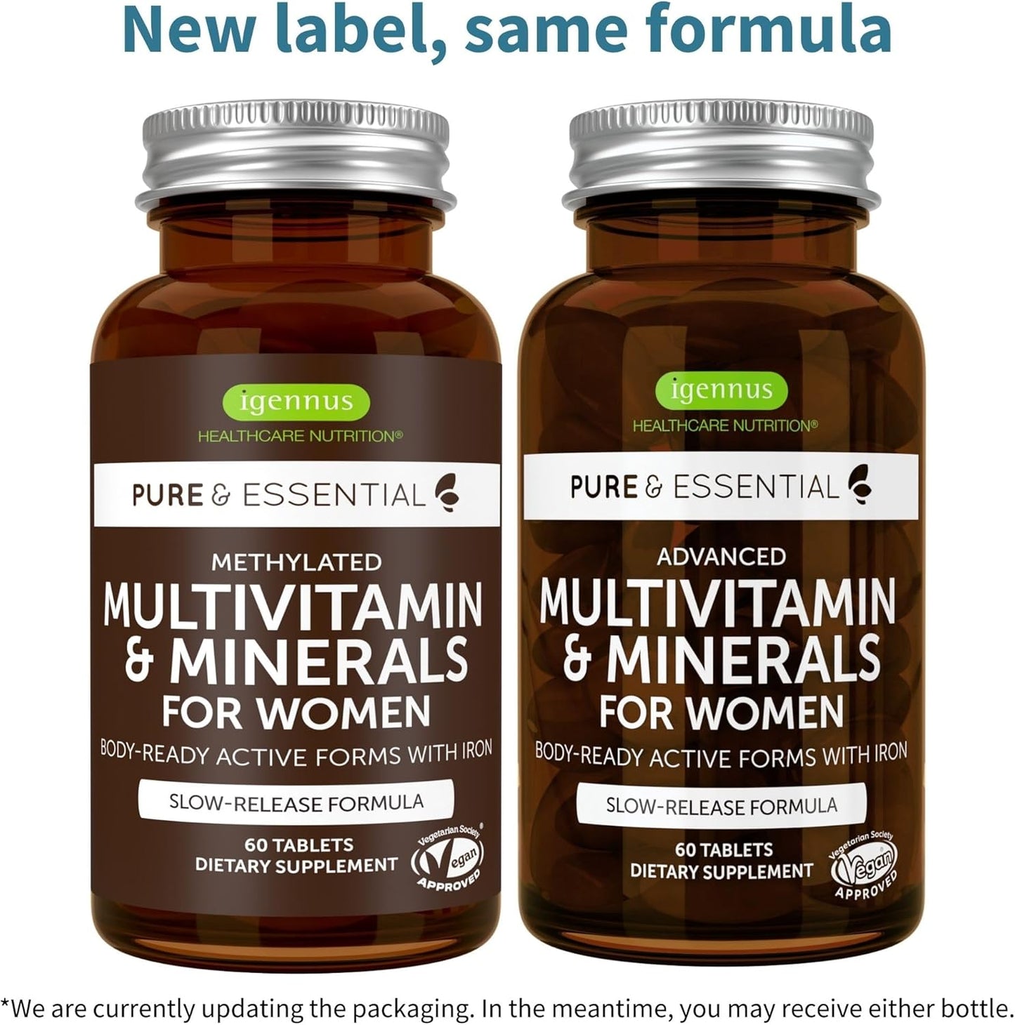 Igennus Multivitamínico Metilado de Alta Potencia para Mujeres, Ing...