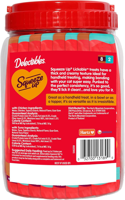 ¡Nuevo! Delectables Pack de Variedad en Tubo, Puré Cremoso Apretáve...