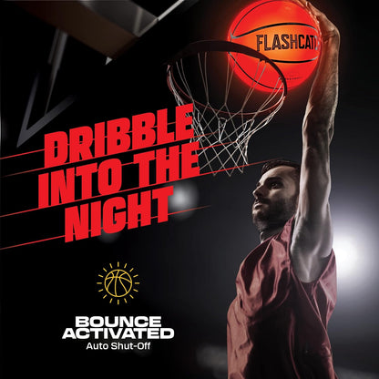 Balón de Baloncesto Iluminado - Resplandeciente en la Oscuridad - Accesorios de Equipo Deportivo Regalos para Niños de 8-15+ Años - Ideas de Regalo de Cumpleaños para Adolescentes