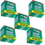 1000 Derby - Cuchillas de afeitar profesionales de un solo filo par...