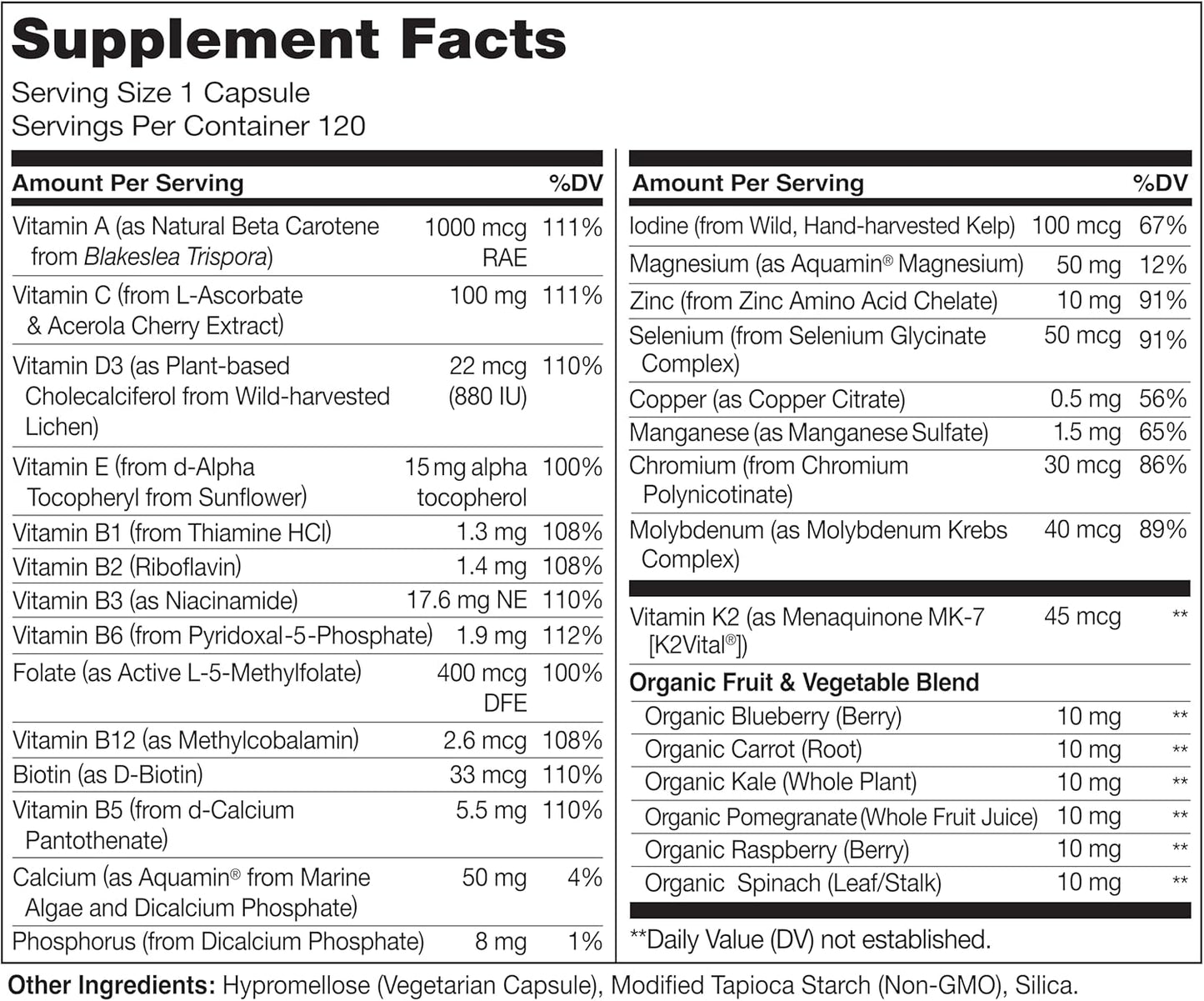 NATURELO - Multivitamínico diario para los hombres