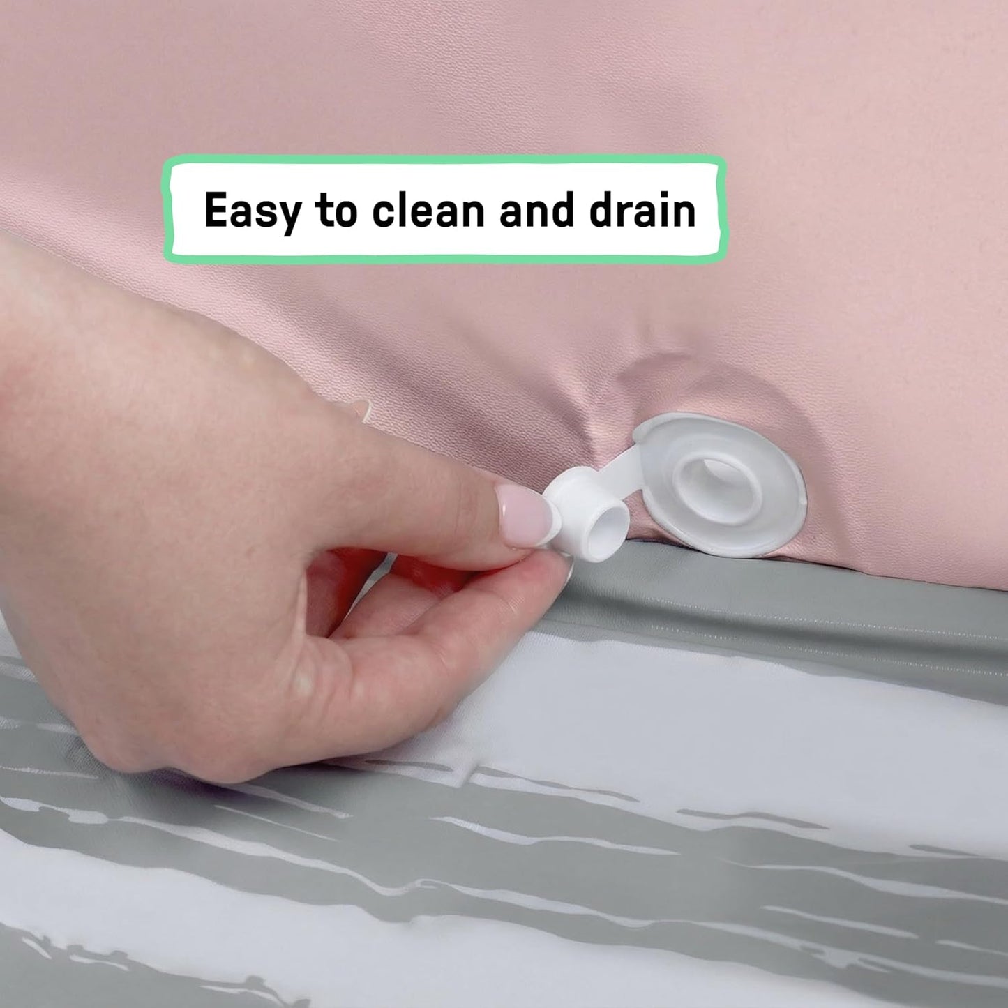 Ingenuity Tuckaway - Bañera plegable para niños pequeños, convierte...