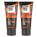Every Man Jack Beard + Scruff Face Loción para hombres, Bourbon env...