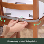 Ingenuity SmartClean - Asiento elevador para mesa de comedor con co...
