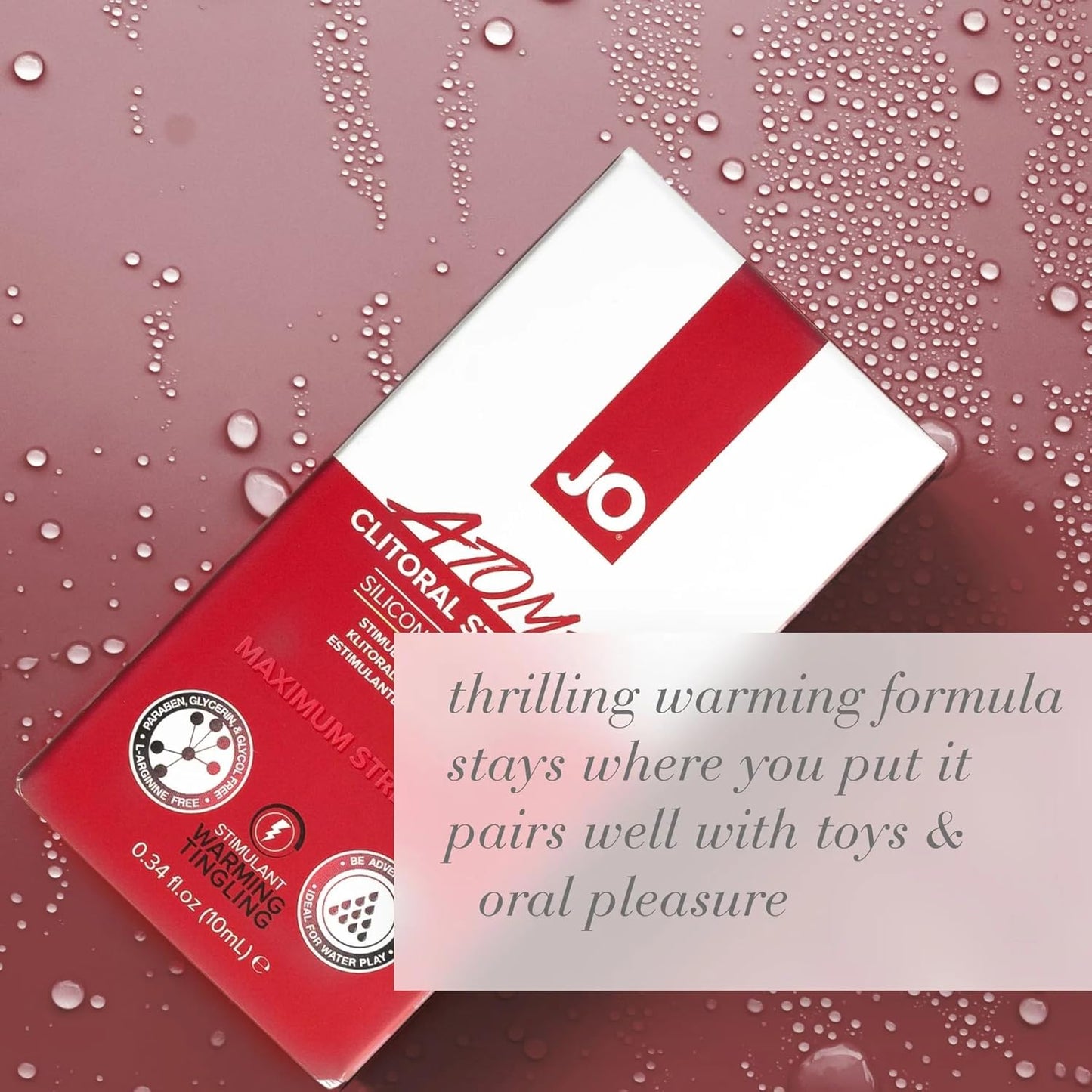 JO Atomic Clitoral Gel \u2013 Gel estimulante del clítoris con base...