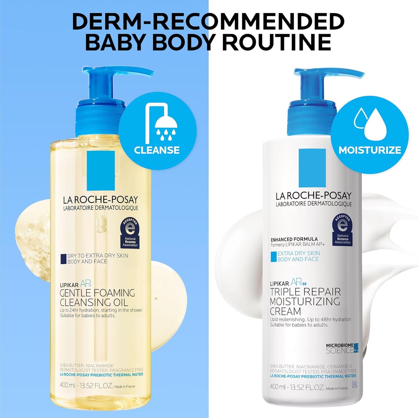 La Roche-Posay Lipikar AP+ - Crema hidratante triple reparadora, lo...