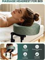 LIARTY Reposacabezas de masaje para cama, base facial debajo del co...
