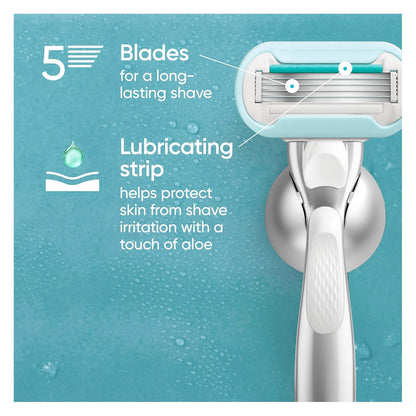 Gillette Venus Recambios de cuchilla de afeitar extra suaves y sens...