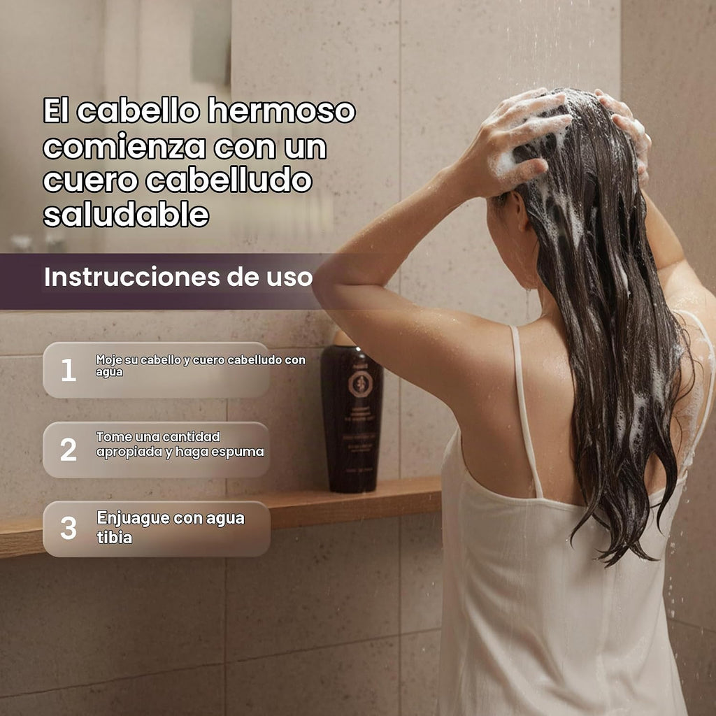 Champú de calidad prémium Doori Daeng Gi Meo Ri Ki para la caída de...