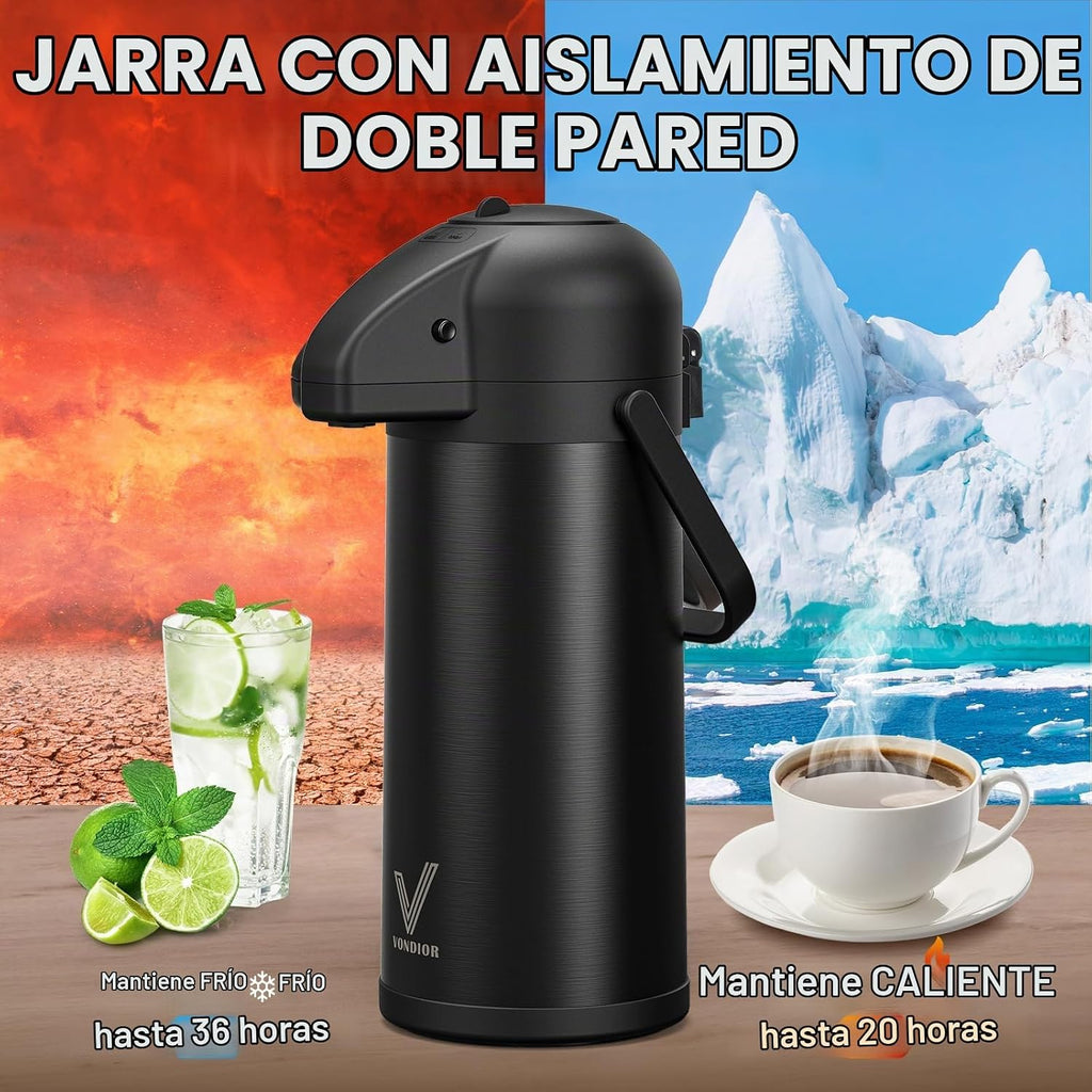 Airpot - Jarra de café para mantener el calor, dispensador de café...