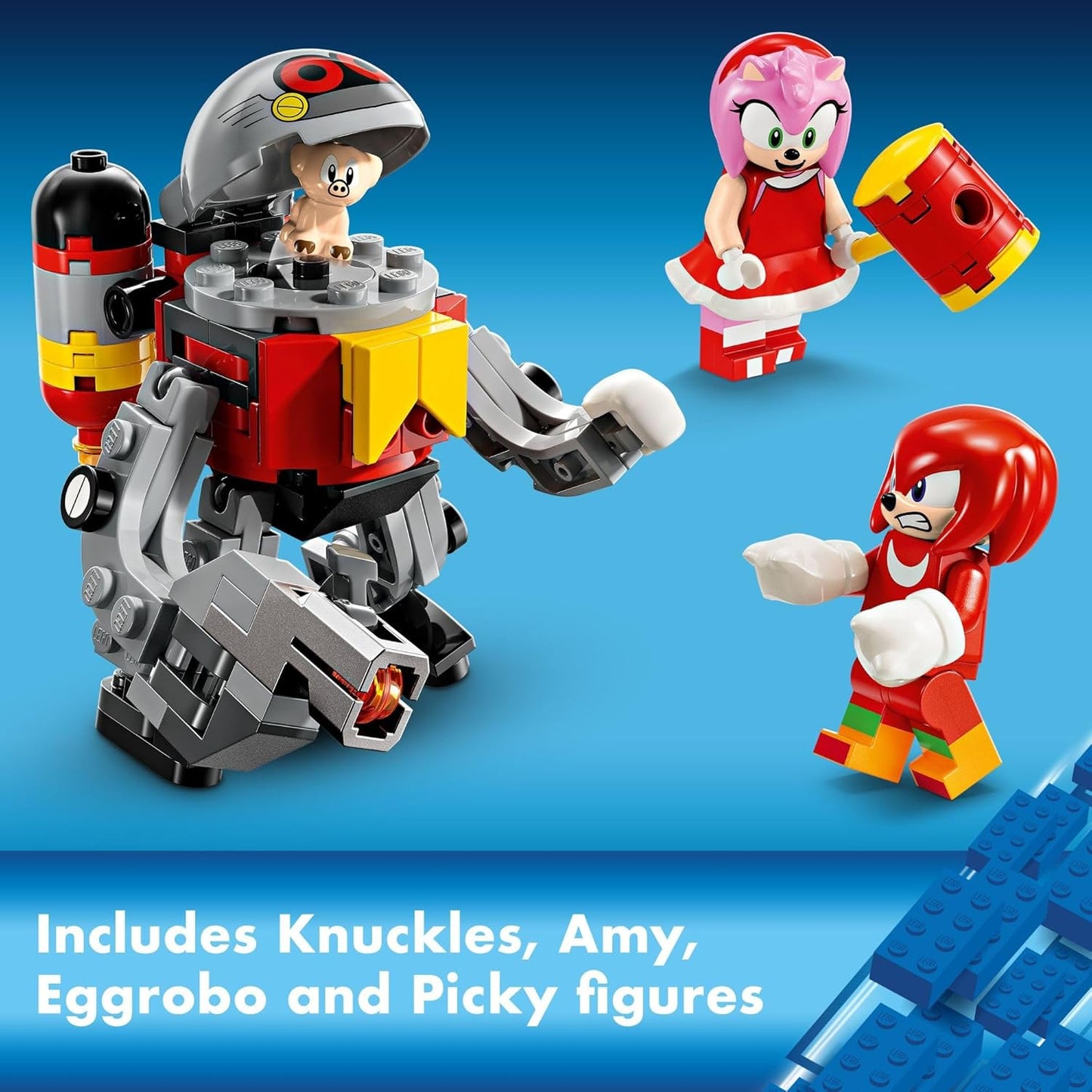 LEGO Sonic The Hedgehog: Knuckles and The Master Emerald Shrine - Set de Construcción de Juguete Coleccionable de Videojuegos, Viene con 2 Figuras de Acción de Sonic, Regalo para Gamers para Niños y