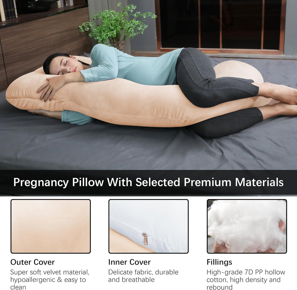MOON PARK - Almohadas de embarazo y maternidad de cuerpo completo p...