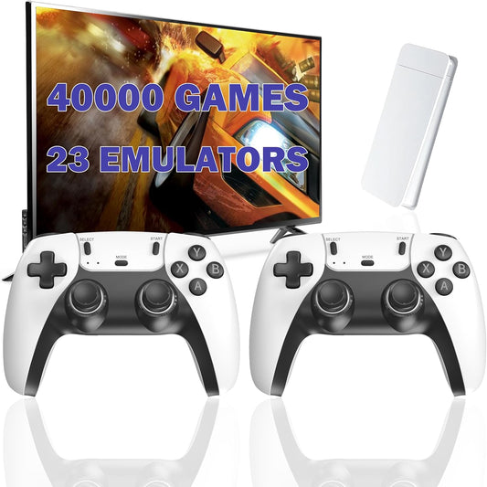 Wireless Retro Game Console Stick with 40000+ Games, Video Game Con...