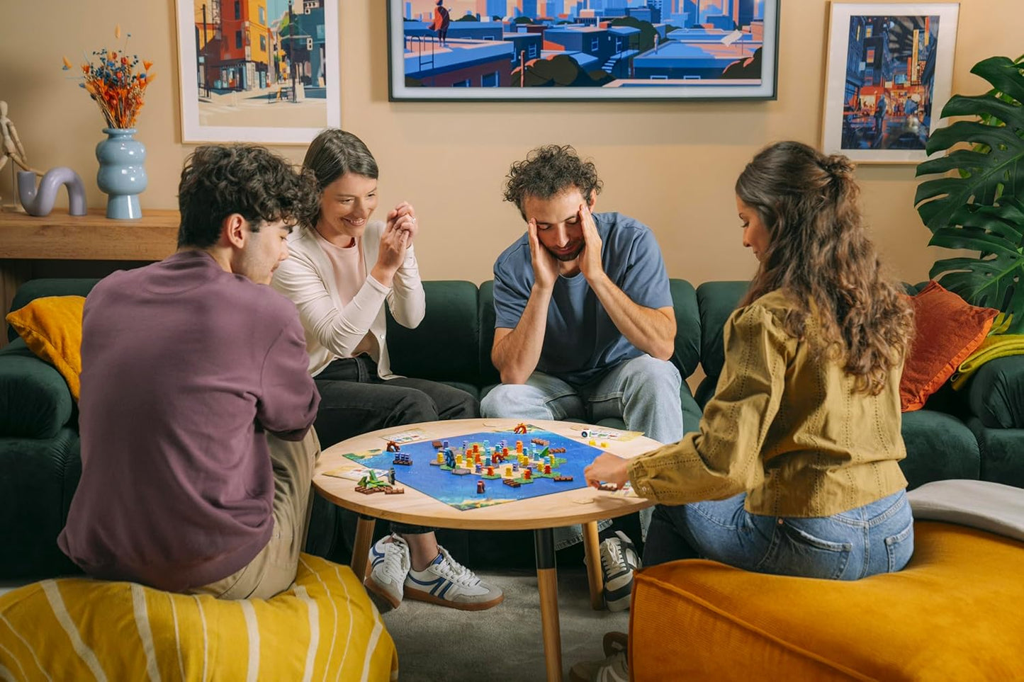 Asmodee Survive The Island - Juego de mesa (edición 2024) - Aventura de escape emocionante con nuevos monstruos, divertido juego de estrategia para niños y adultos, a partir de 8 años, 2 a 5 jugadores