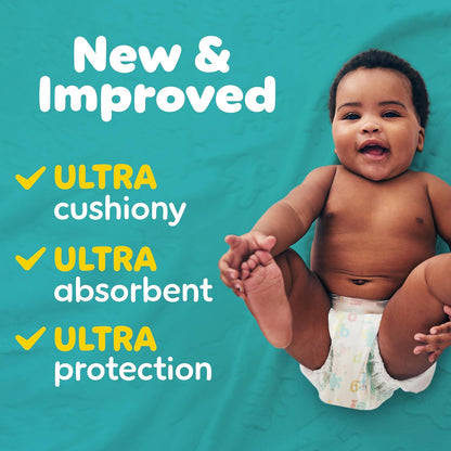 Pañales Pampers - Baby Dry - Talla 1, 120 unidades, Pañal desechabl...