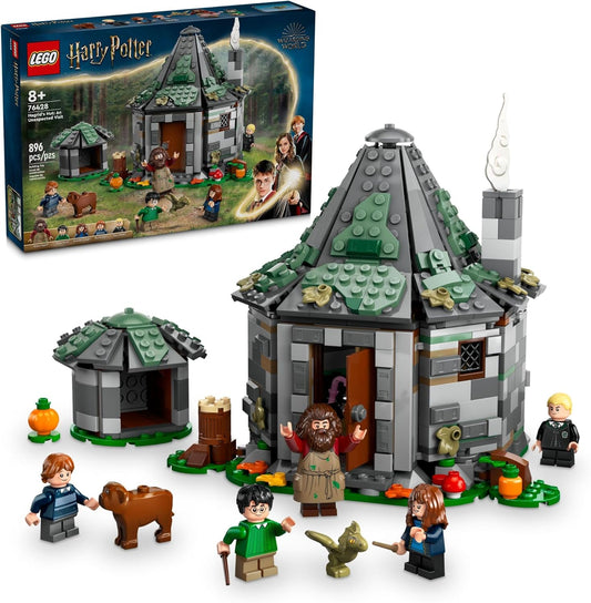 LEGO Harry Potter choza de Hagrid: una visita inesperada - Juguete de Harry Potter para niños y niñas a partir de 8 años - Juguetes de construcción para niños con casa para construir, 7 minifiguras y