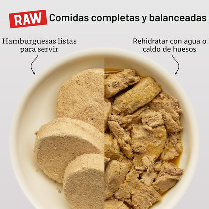 Stella & Chewy's - Alimento para perros congelados y secos, 25 onzas