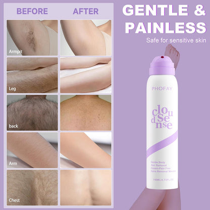 PHOFAY Crema depilatoria para pieles sensibles, de acción rápida, c...