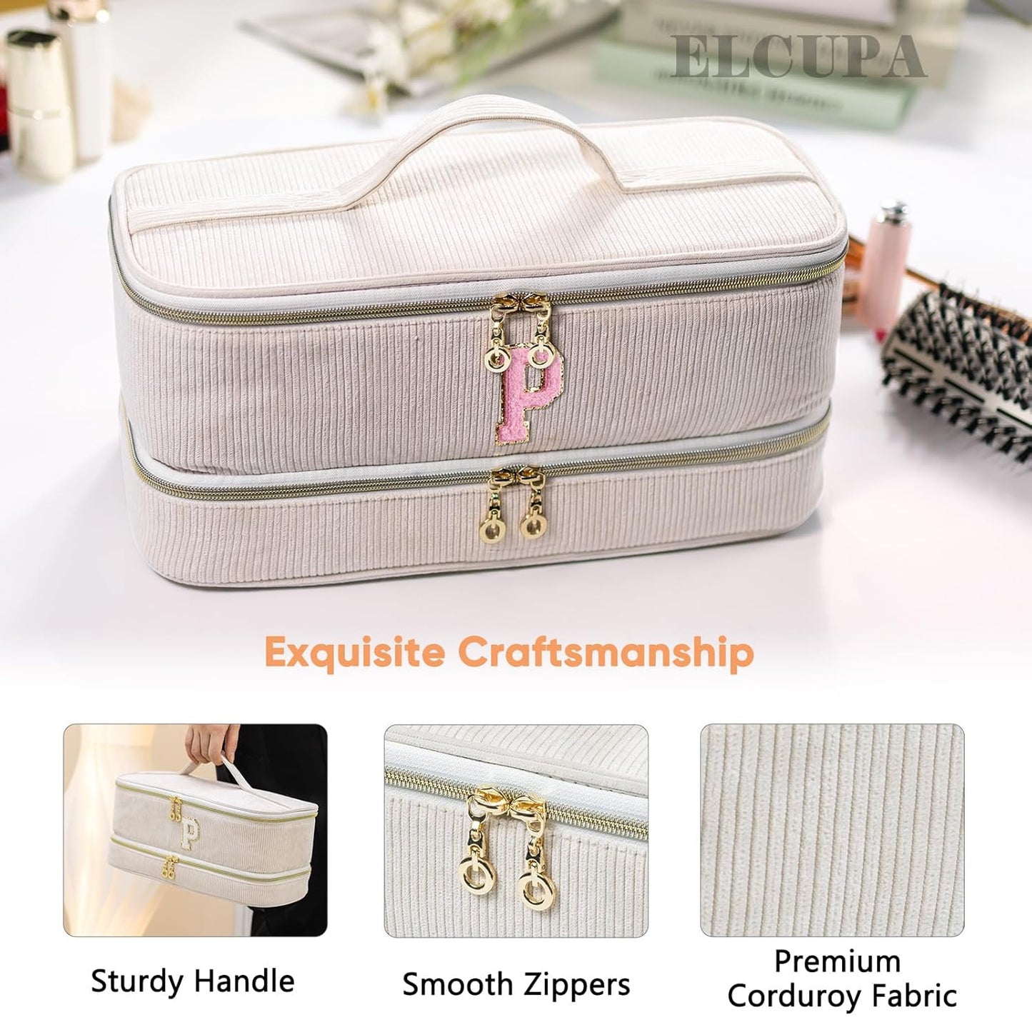 ELCUPA Bolsa de viaje inicial personalizada para herramientas de ca...